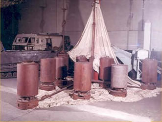 Restos de la Estación Meterorológica Automática Kurt (Museo de la Guerra, Canada).