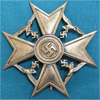 Cruz de Espa&ntilde;a en Bronze