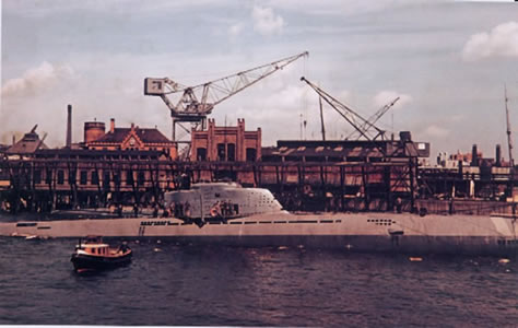 Un Tipo XXI finalizado en los Astilleros B&V.