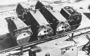 Secciones del Tipo21 en los Astilleros Deutsche Werft AG de Hamburgo