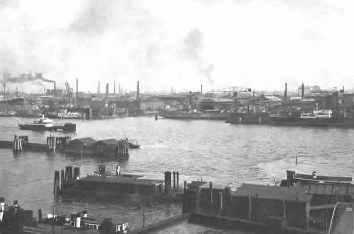 Los Astilleros Stülcken el año 1939.