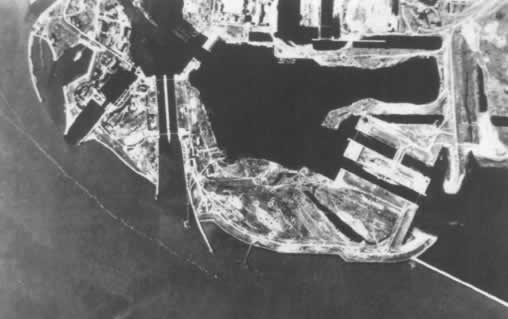 Vista aérea de Wilhelmshaven