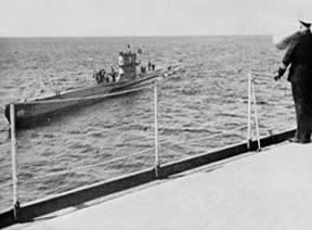 El U-556 y el “ Tirpitz “.