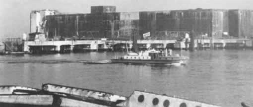 El búnker Kilian tras la guerra.